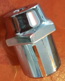 97-4323 Nut steering stem, with hole for damper