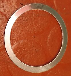 29-5336 Shim voorvork 0.50 mm