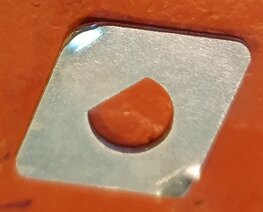 71-1353 Borgplaat, oliepomp tandwiel