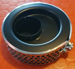 82-6432 Cpl. luchtfilter uni. rond, gat uit het midden