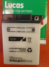 B38-6A Battery (modern) 6 Volt