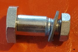 24-6055/40 Bout achter standaard met moer en ring