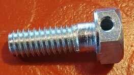 42-7516 Bolt 5/16 WW, with hole for lock wire