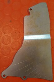 68-0360 Cover plate, chain and gearbox sprocket