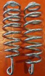 EMW-581 SET chromen zadelveren 18 cm lang, haaks