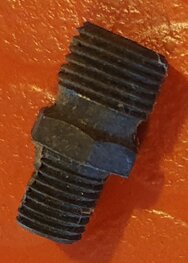 65-2252 Verloop, olieleiding / carter