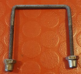 SW784P U bolt with nuts, battery clamp