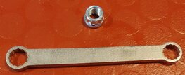 60-1907 Flat ring spanner for 12 sided nut