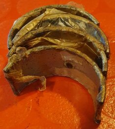 67-1430 / 67-1431 / 67-1432 / 67-1433 Set lagerschalen A50 - A65 - A10. NOS of competitie kwaliteit (MAAK EEN KEUZE VIA "BESTELLEN") 