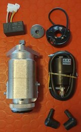 42180EL K2F elektronisch ontsteking samenstel. Oud uiterlijk, modern van binnen