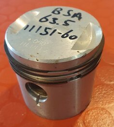 11151-60 Piston assembly A7 + 0.60