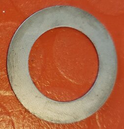 66-0661 Steel washer, crankshaft outer