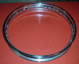 37-1230 Rim chrome WM 2 x 19", quality Made in England