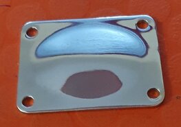 66-1936 Deksel chroom, stoterstang tunnel