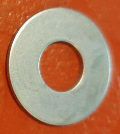 35-4224 Borgplaat, groot aandrijftandwiel dynamo