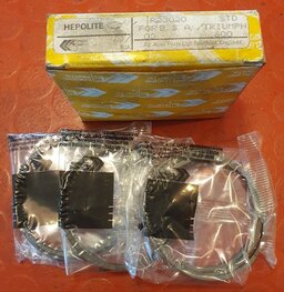 R23020-20 Set zuigerveren 3 cilinder + 0.50 mm NOS