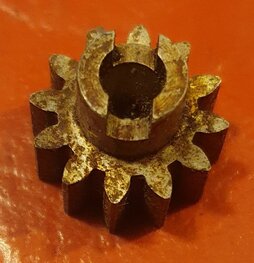 40-0305 Oliepomp tandwiel, met sleuf