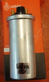 99-0576 Bobine 6 volt, 40,5 mm diameter LUCAS