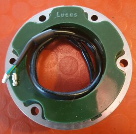 99-1006 Stator 12 volt, 2 draden LUCAS 47205