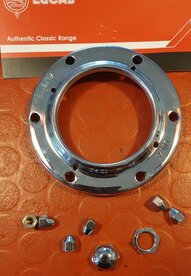 EMW-477 Chrome rim with bilts and nuts, Altette horn